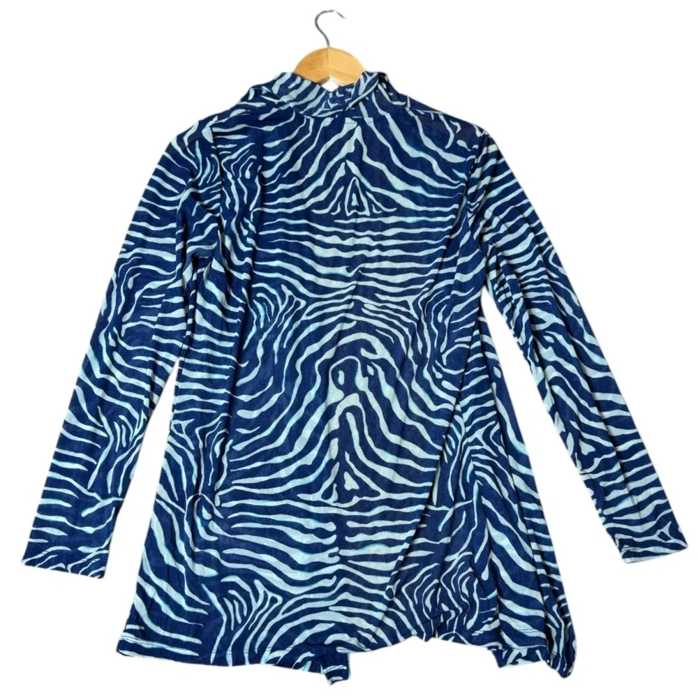J. McLaughlin Balboa Knit Mesh Breakaway Cardi size L